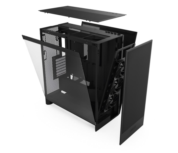 NZXT OBUDOWA H7 FLOW RGB MIDI TOWER Z OKNEM CZARNA (2024) CM-H72FB-R1 - 1292683 - zdjęcie 5
